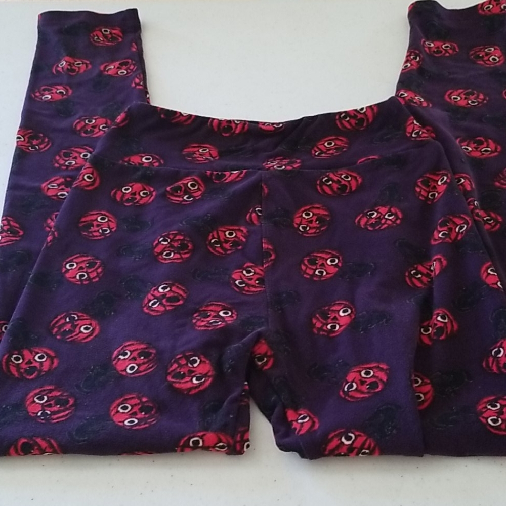!- Girls Tween Soft Halloween pull on pumpkin…